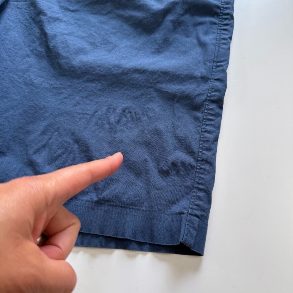 EVERLANE Chino 8.5" Shorts Mens 36 Blue Stretch Preppy Minimal Modern Summer - Picture 4 of 11